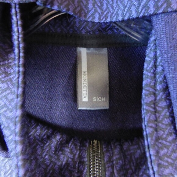 Mondetta Hoodie Women’s Small Purple Full Zip Long Sleeve Thumb Holes Mock Neck - Picture 5 of 12